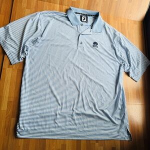 Footjoy striped golf polo size XL Belfair